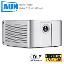 Load image into Gallery viewer, AUN Full HD Projector J20, 1920*1080P, Android WIFI, 10000mAH Battery, Portable DLP Projector. Support 4K 3D Beamer