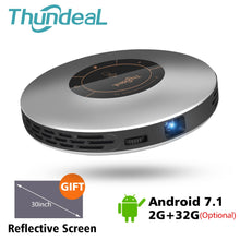 Load image into Gallery viewer, ThundeaL DLP Projector T18 Update to T18 Max WiFi Android 7 Pico Pocket HDMI for 4K 16G 32G Mini LED Proyector 3D T18MAX Beamer