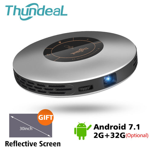 ThundeaL DLP Projector T18 Update to T18 Max WiFi Android 7 Pico Pocket HDMI for 4K 16G 32G Mini LED Proyector 3D T18MAX Beamer