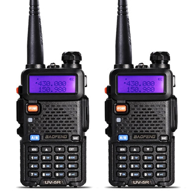 2Pcs BaoFeng UV-5R Walkie Talkie VHF/UHF136-174Mhz&400-520Mhz Dual Band Two way radio Baofeng uv 5r Portable Walkie talkie uv5r