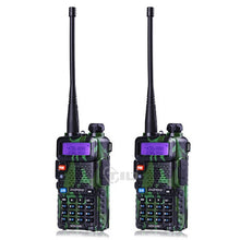 Load image into Gallery viewer, 2Pcs BaoFeng UV-5R Walkie Talkie VHF/UHF136-174Mhz&amp;400-520Mhz Dual Band Two way radio Baofeng uv 5r Portable Walkie talkie uv5r