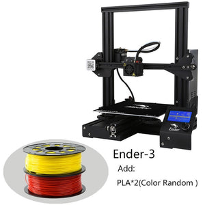 CREALITY 3D Printer Ender-3/Ender-3X Upgraded Tempered Glass Optional,V-slot Resume Power Failure Printing DIY KIT Hotbed